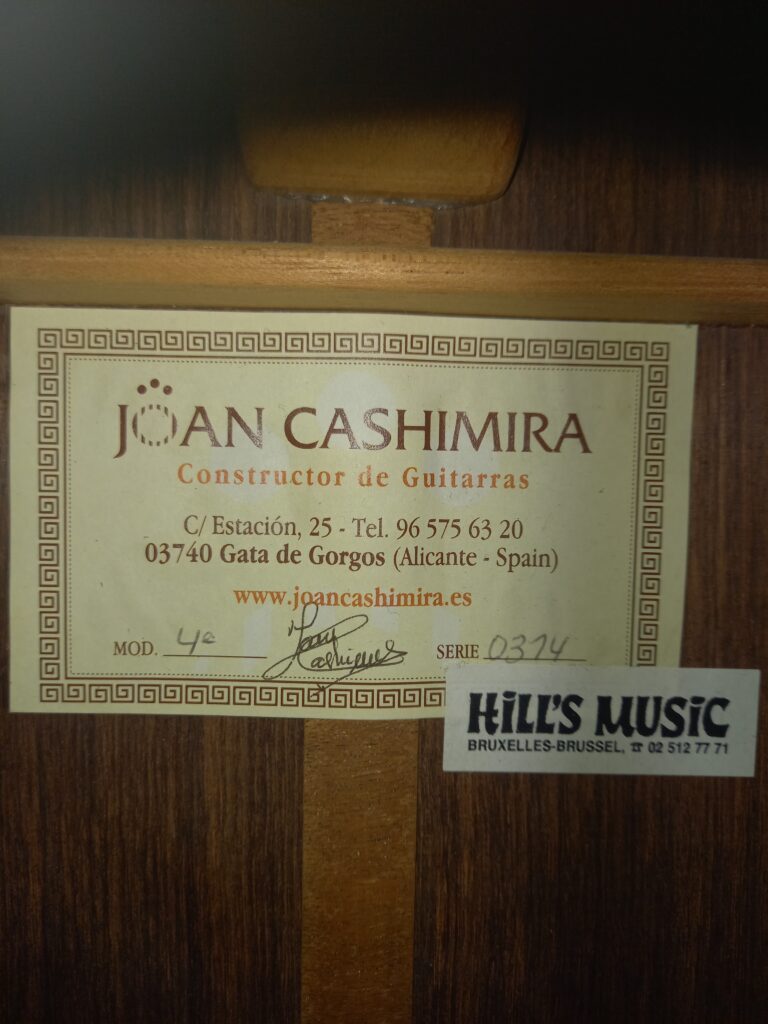 Guitare classique concert Joan Cashimira